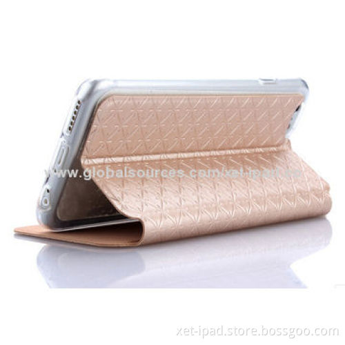 Flip PU Cases for iPhone 6, Folding Stand Feature, Various Colors Available, OEM Orders AcceptedNew